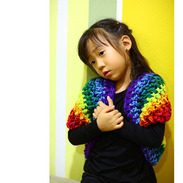 Ultimate Double Rainbow Circle Scarf