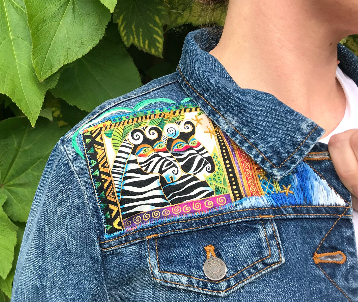Laurel Burch Art Jacket. Celestial Safari. One of a Kind.