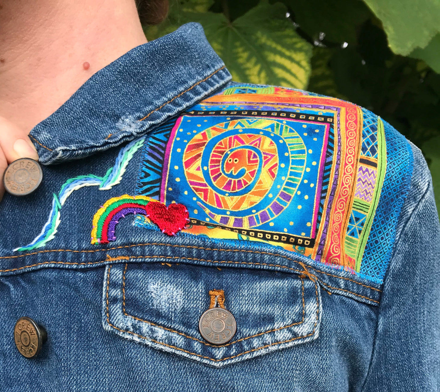 Laurel Burch Art Jacket. Celestial Safari. One of a Kind.