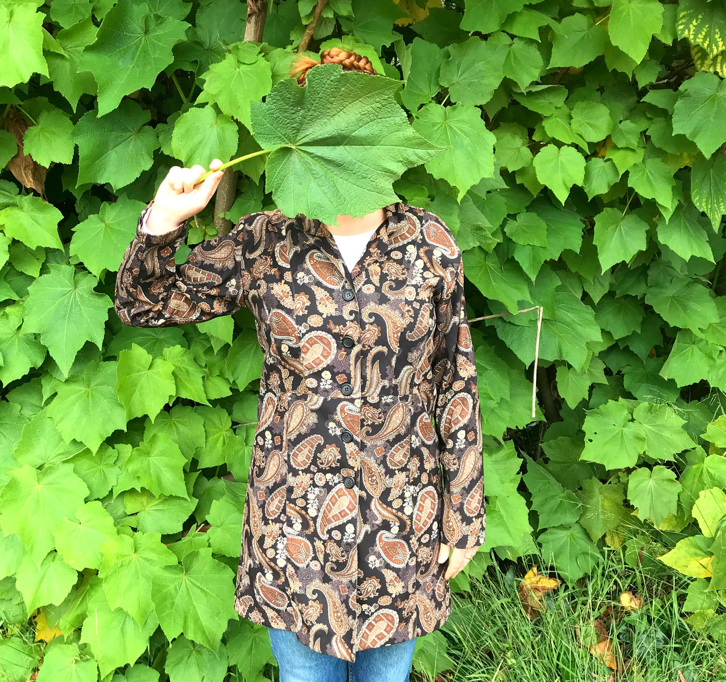 Virgen de Guadalupe Goes to Paisley Park. Vintage Art Jacket