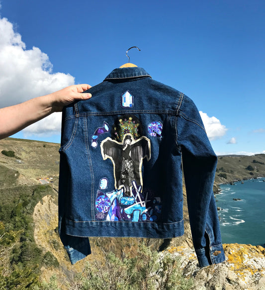 Stevie Nicks Jean Jacket. Crystal Visions