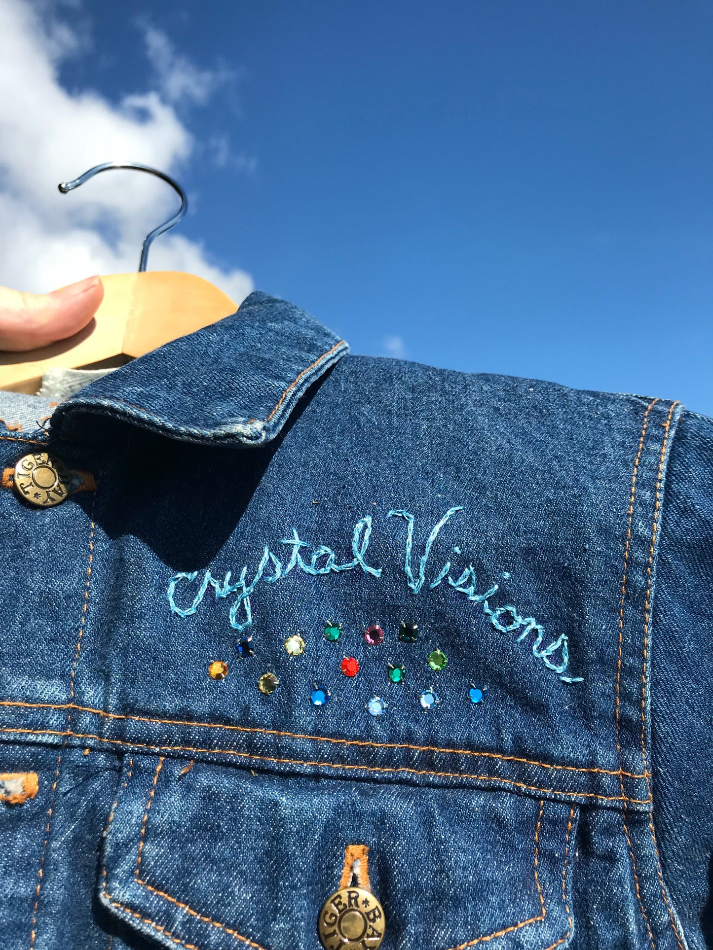 Stevie Nicks Jean Jacket. Crystal Visions