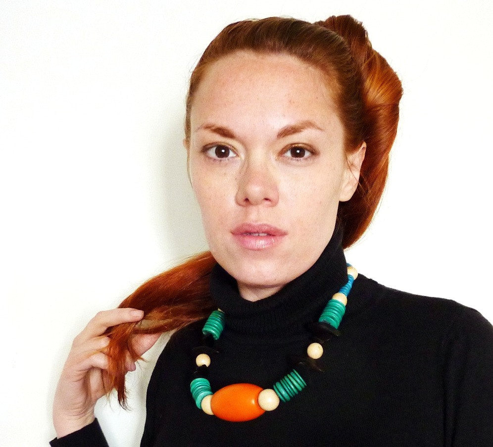 Chunky Tribal Statement Necklace