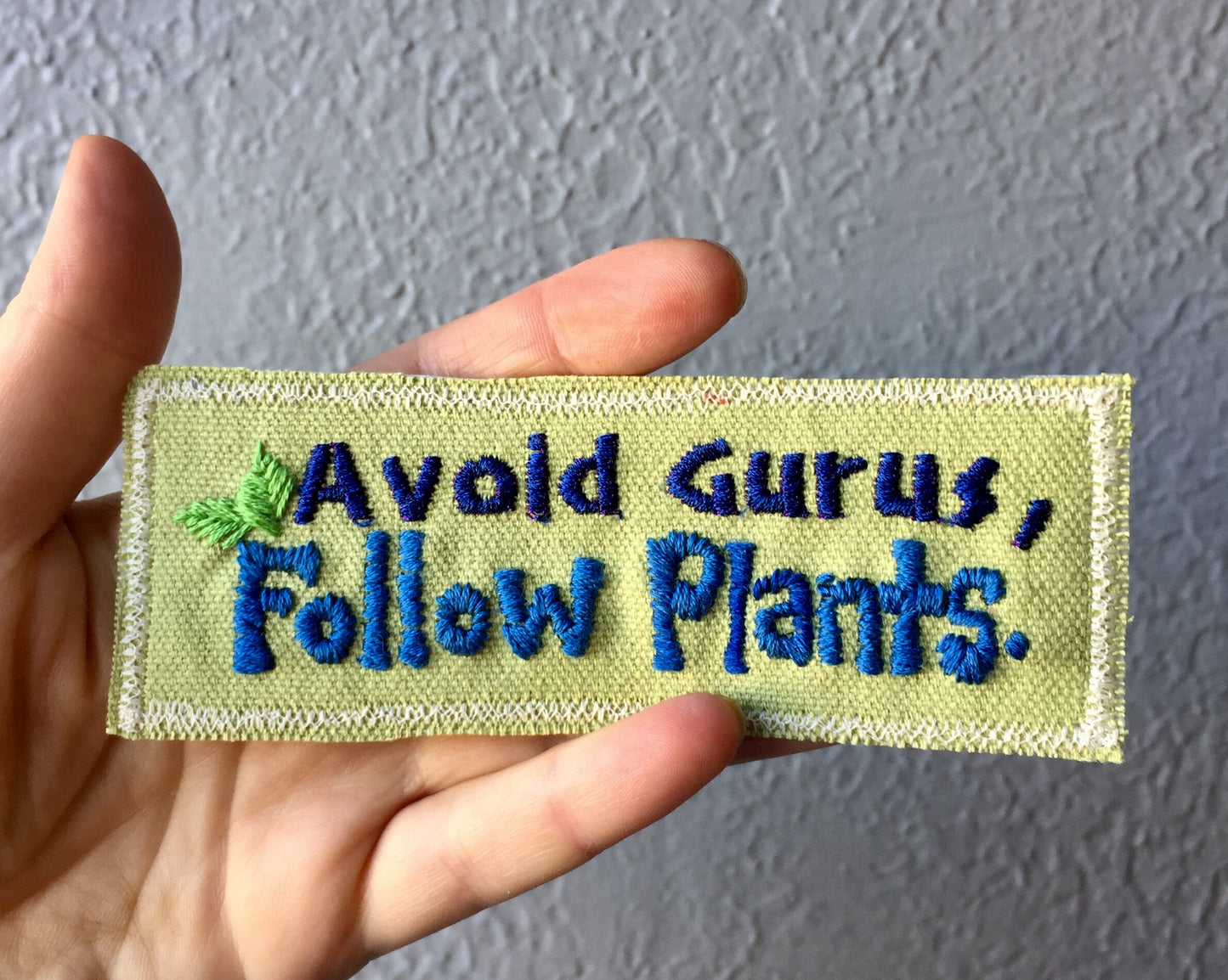 McKenna Wisdom Canvas Hand-Embroidered Patch