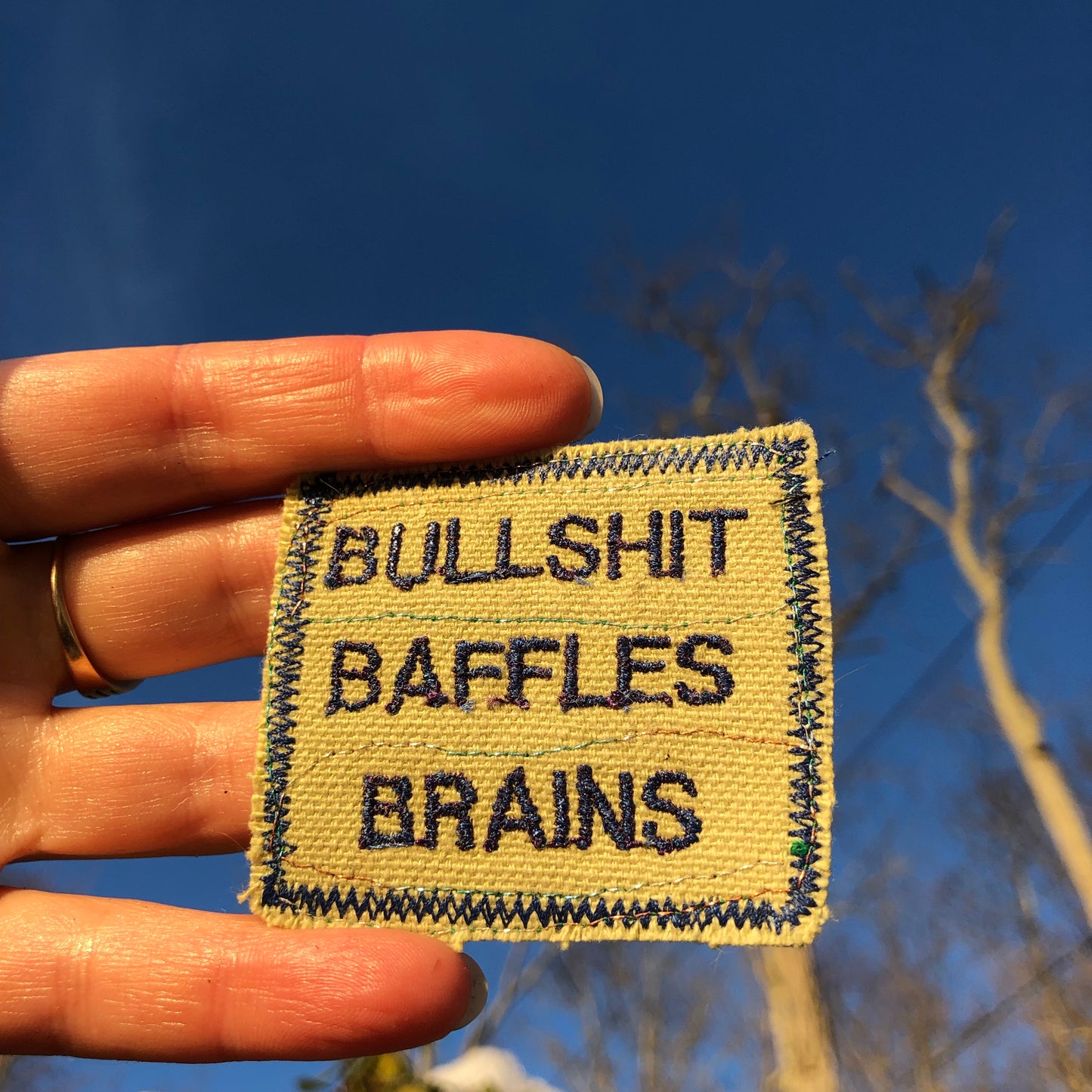 Bullshit! - Embroidered Patch