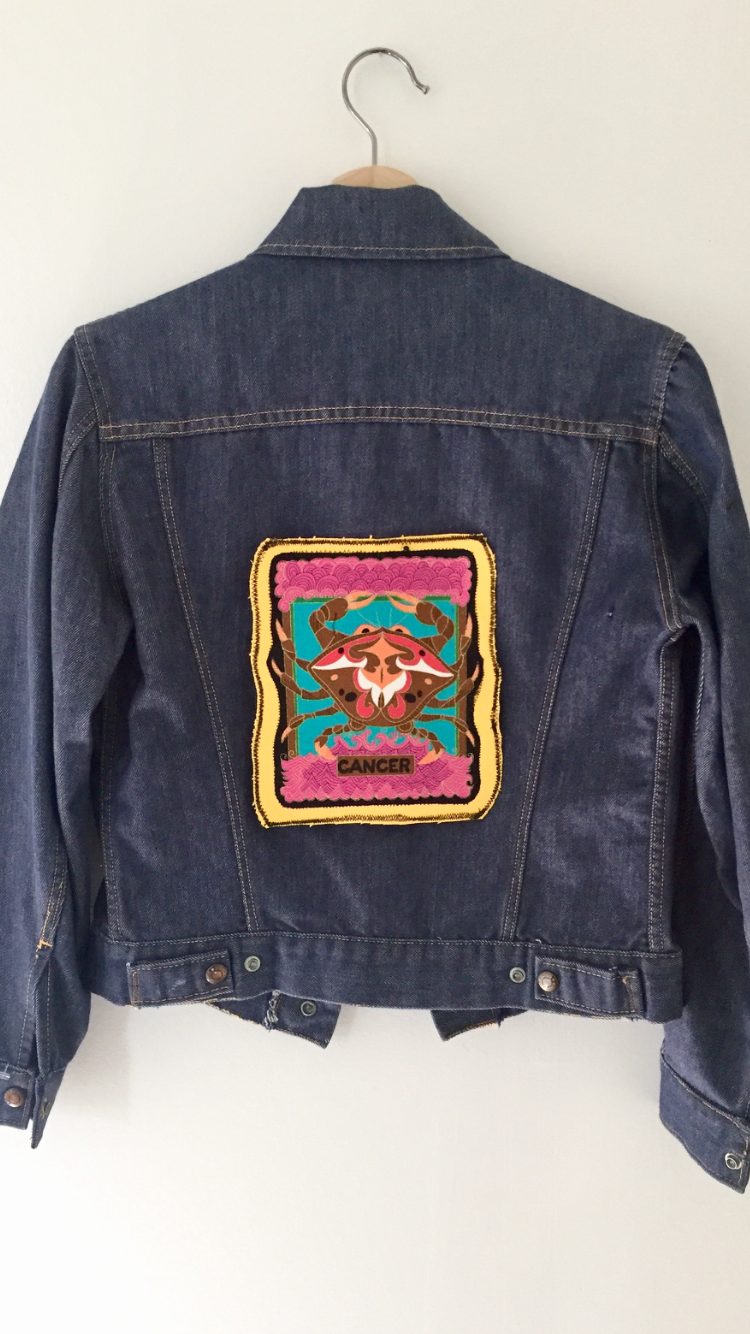 Cancer. Large Back Patch