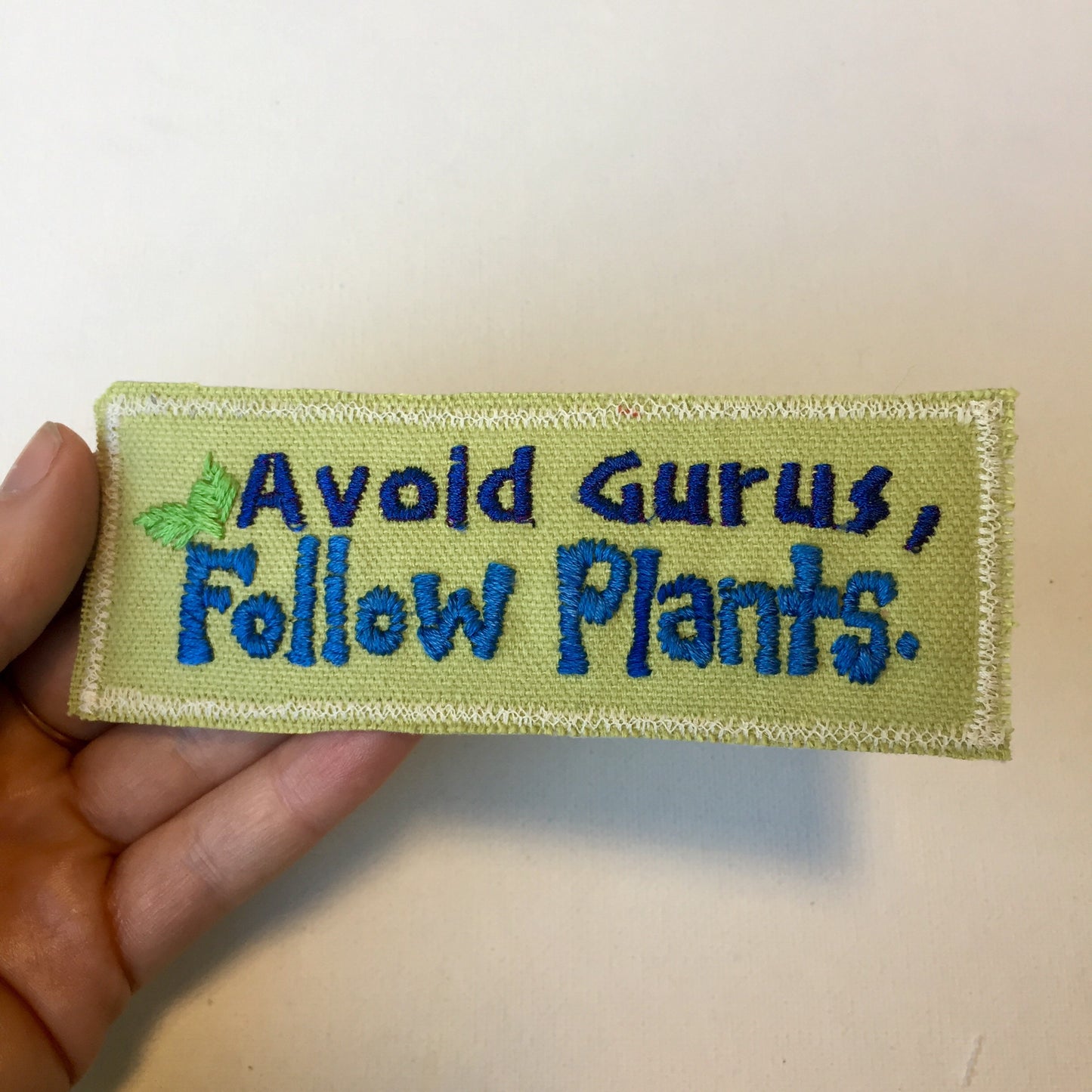 McKenna Wisdom Canvas Hand-Embroidered Patch