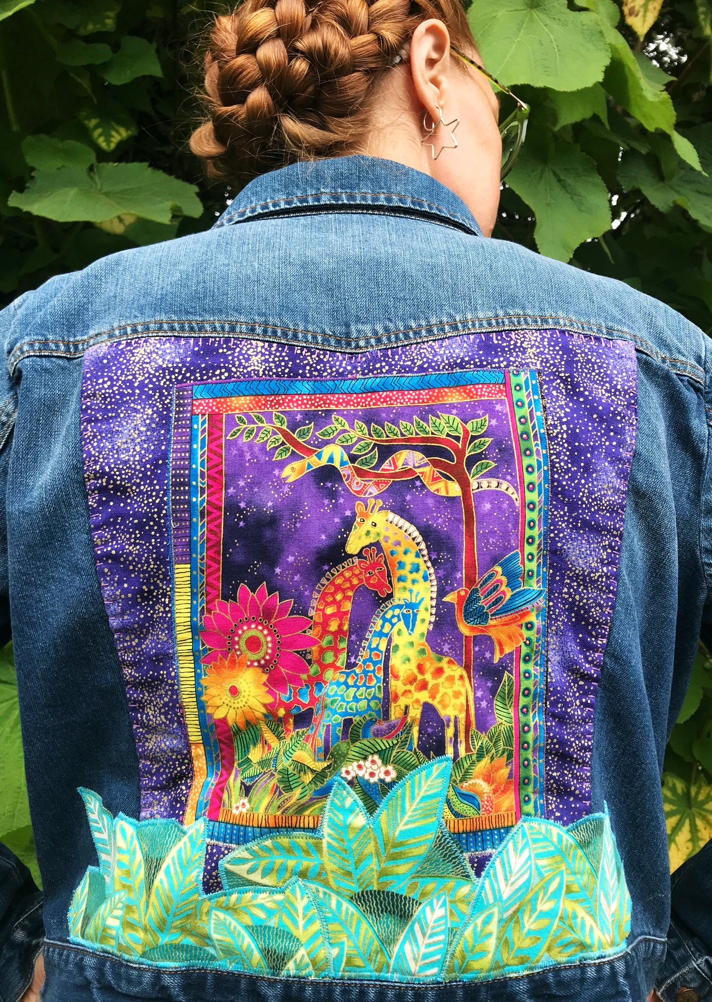 Laurel Burch Art Jacket. Celestial Safari. One of a Kind.