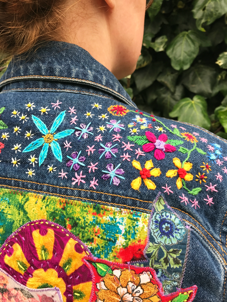 Frida Floral-Print Boho Jacket