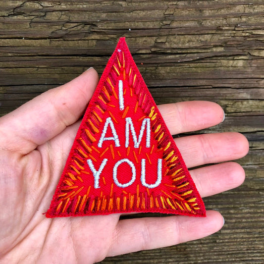 I AM YOU Hand Embroidered Canvas Patch