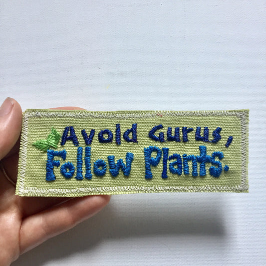 McKenna Wisdom Canvas Hand-Embroidered Patch