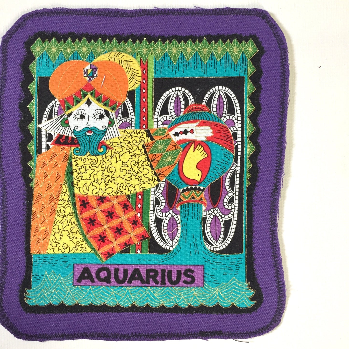 Aquarius. Large Back Patch