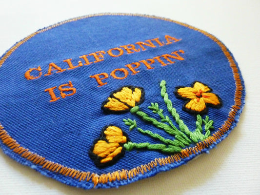 California is Poppin' Handmade Poppies Patch